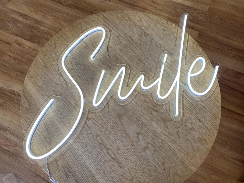 Smile Neon Sign