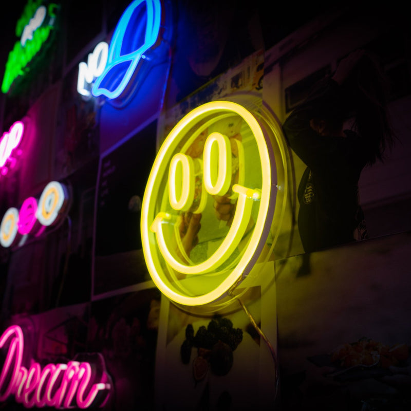 Smiley Face Neon Sign