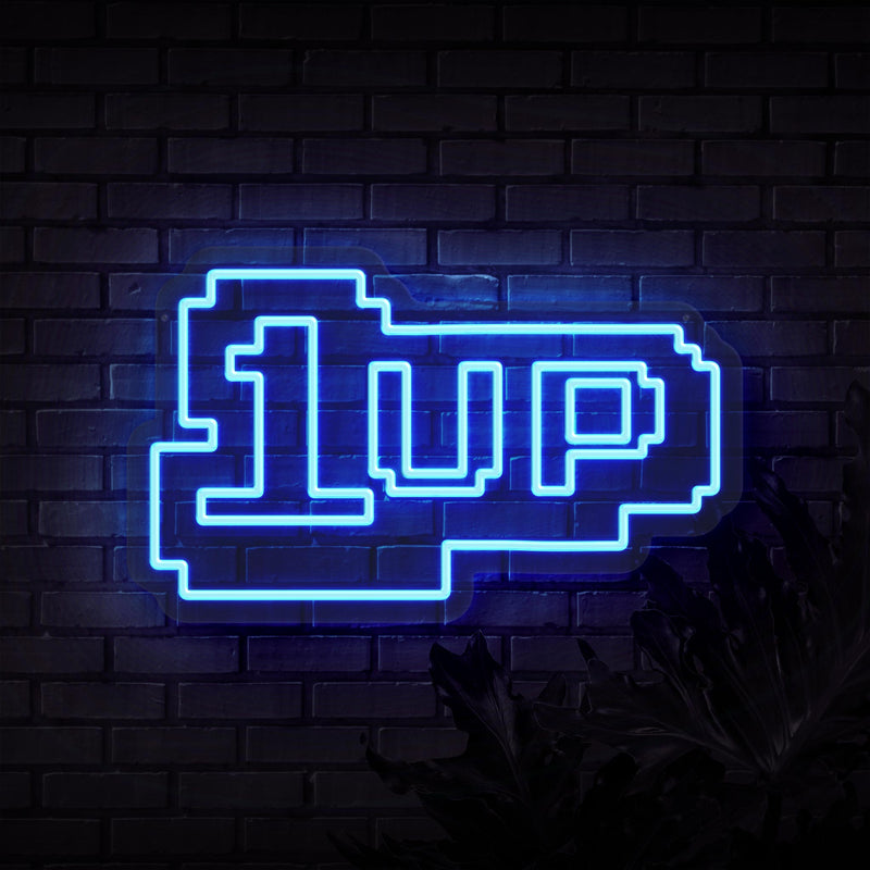 1 Up Neon Sign