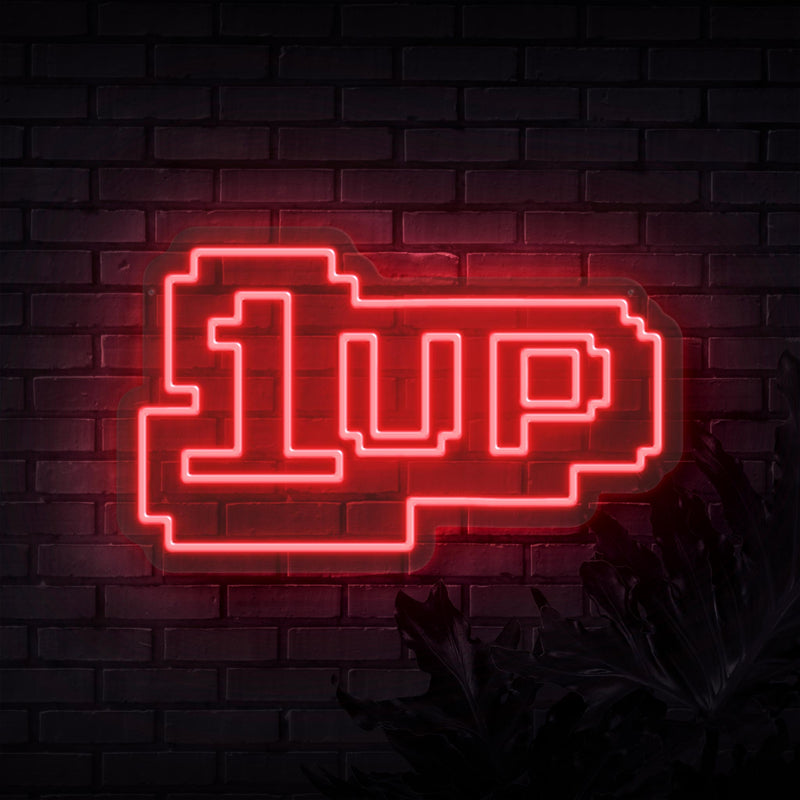 1 Up Neon Sign