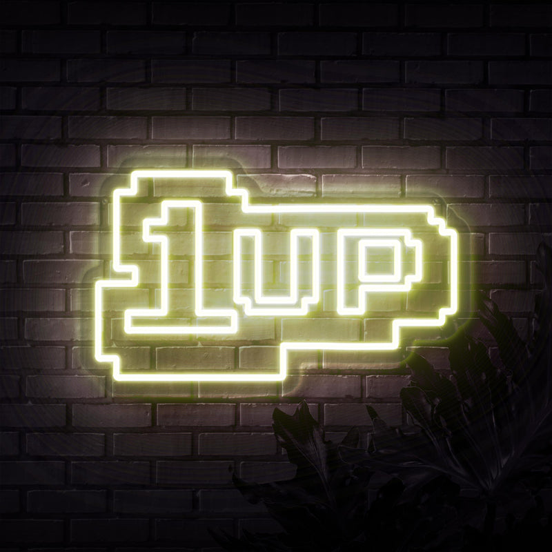 1 Up Neon Sign