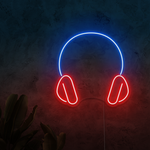 Headphones Neon Sign