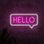 Hello Neon Sign