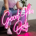 Good Vibes Only Neon Sign