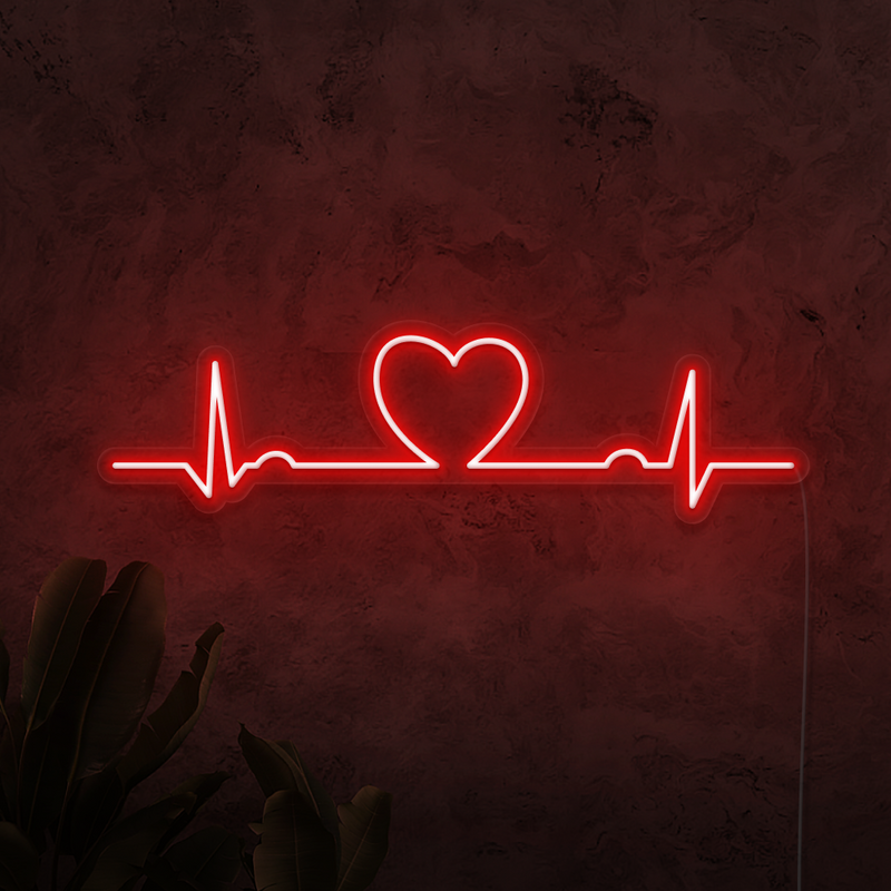 Heart Beat Neon Sign