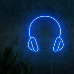 Headphones Neon Sign