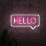 Hello Neon Sign