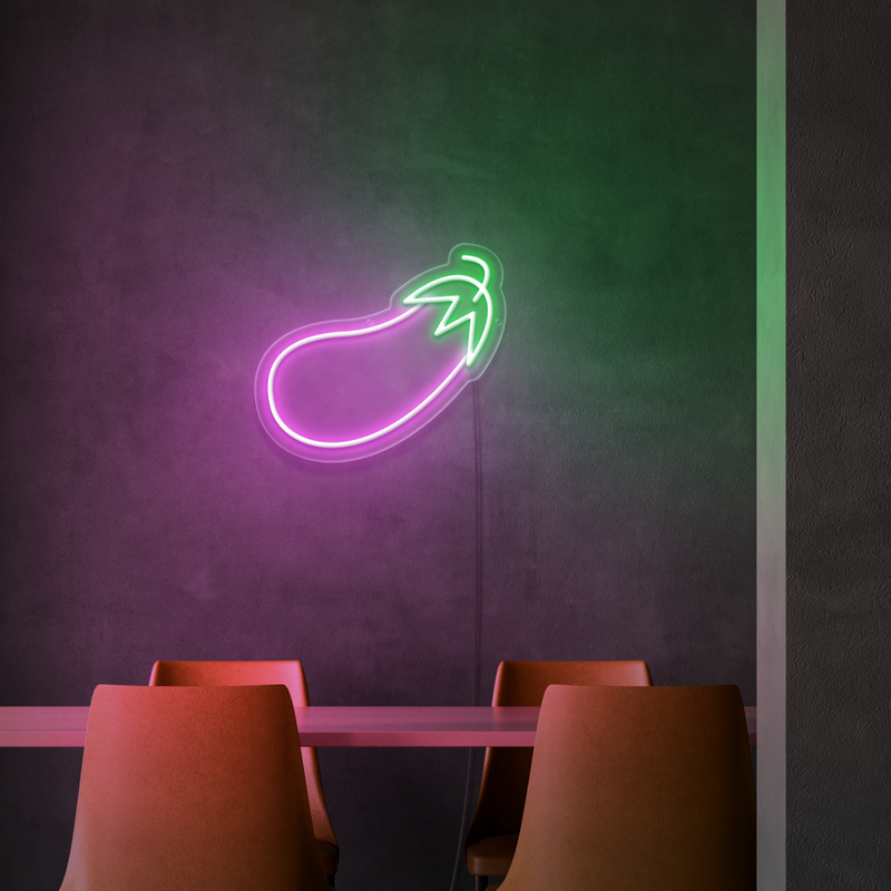 Eggplant Neon Sign