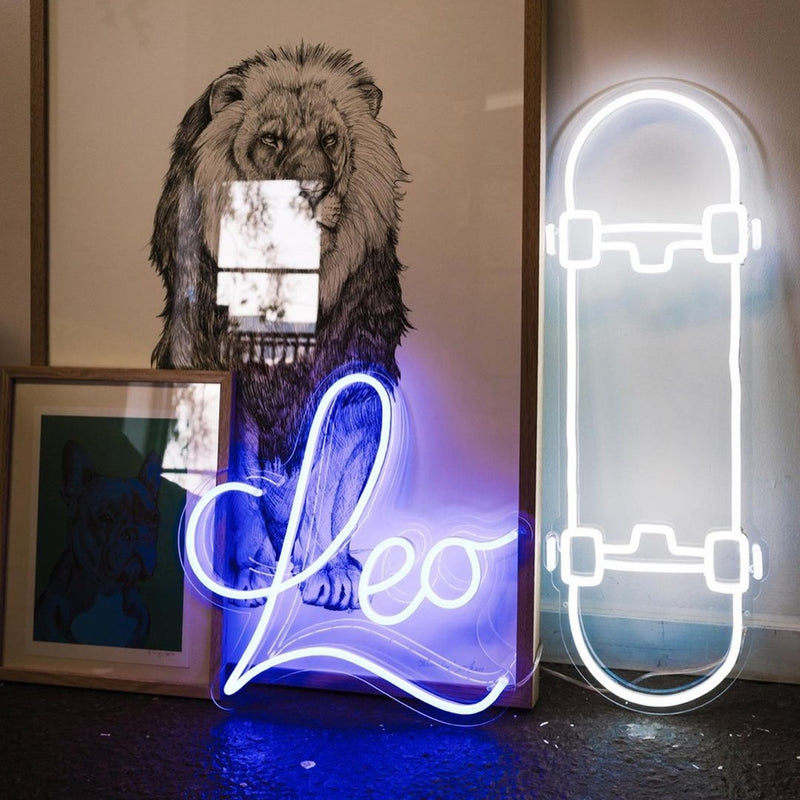 Skateboard Neon Sign
