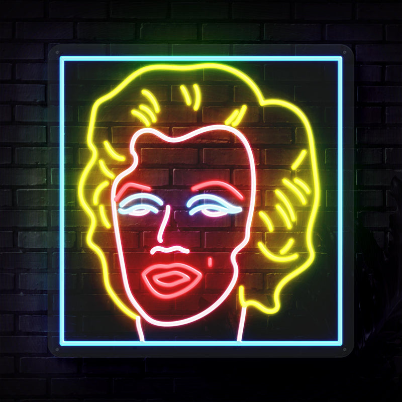 Andy Warhol Marilyn Neon Sign