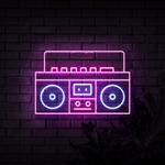 BoomBox Neon Sign