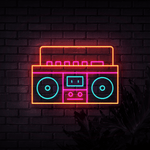 BoomBox Neon Sign