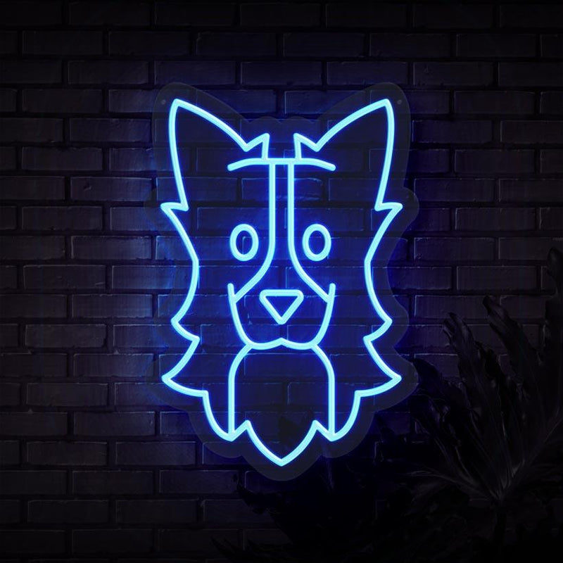 Border Collie Neon Sign