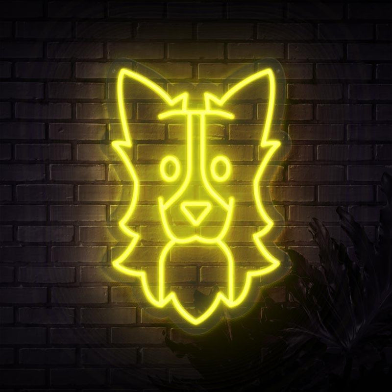 Border Collie Neon Sign