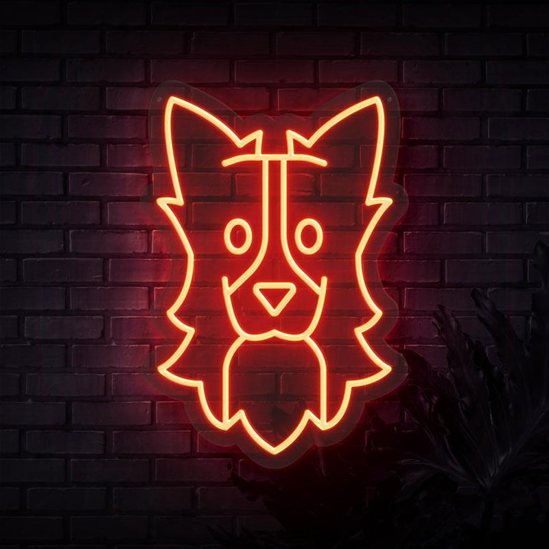 Border Collie Neon Sign