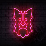 Border Collie Neon Sign