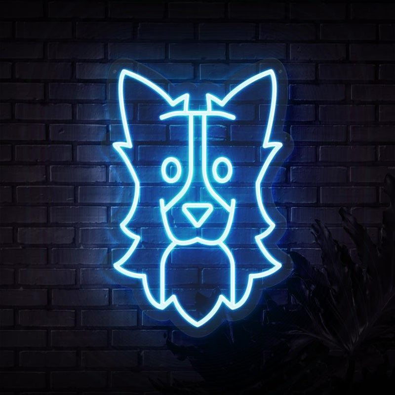 Border Collie Neon Sign