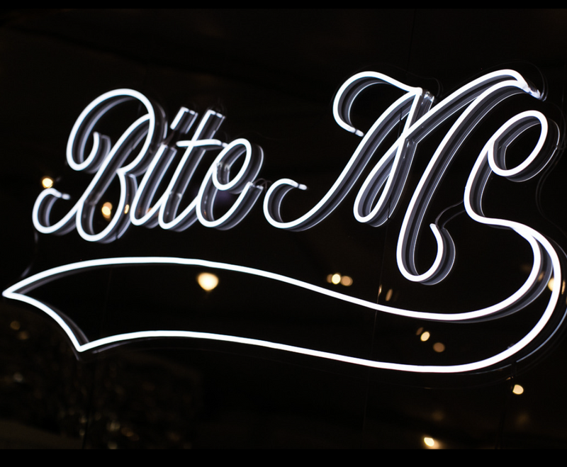 Bite Me Neon Sign