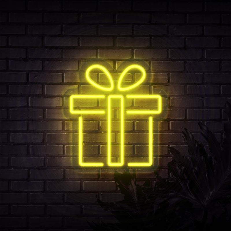 Christmas Present Neon Sign