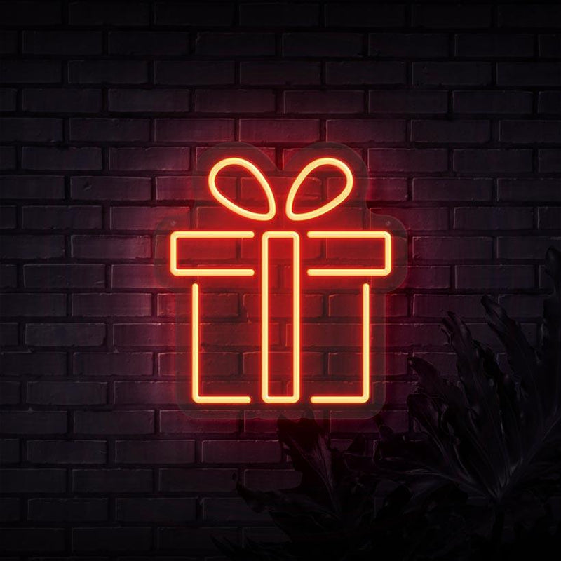 Christmas Present Neon Sign