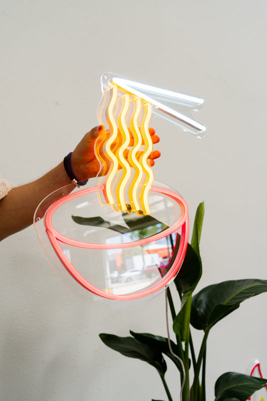 Ramen Bowl Neon Sign