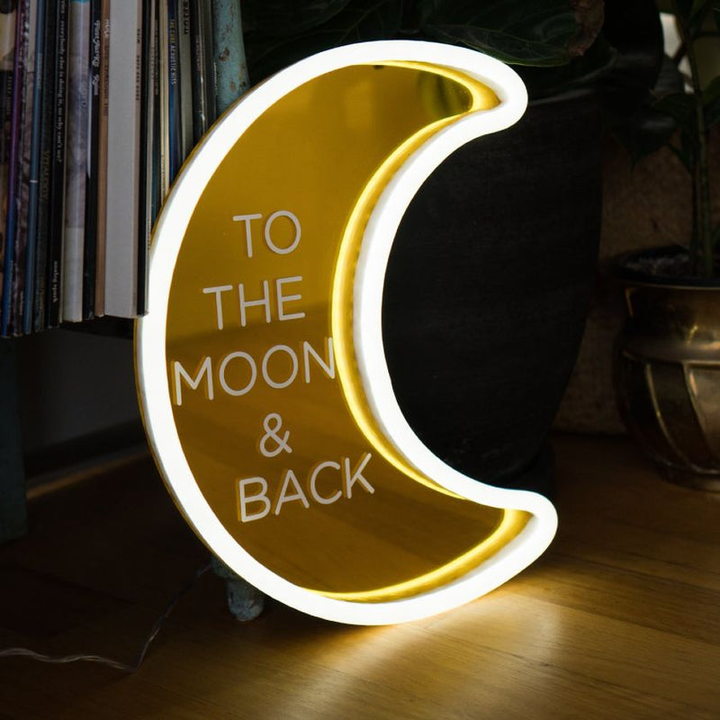 Mini Moon Neon Sign