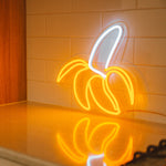 Half Peeled Banana Neon Sign