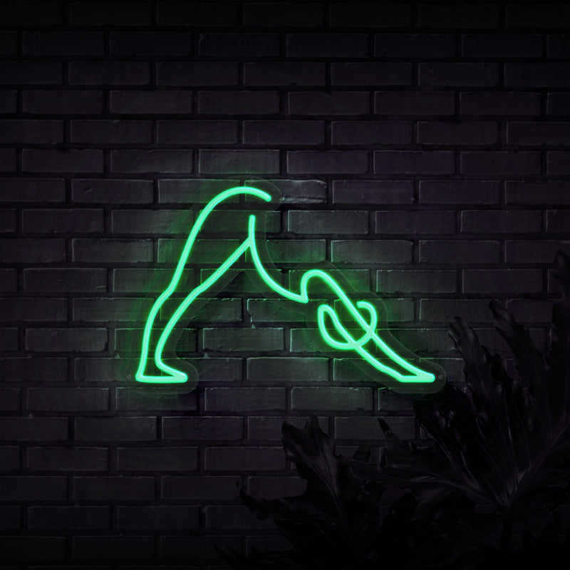 Downward Dog Neon Sign