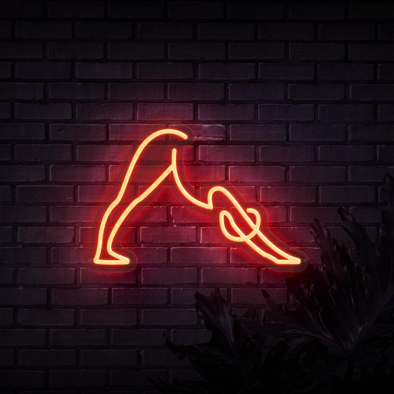 Downward Dog Neon Sign