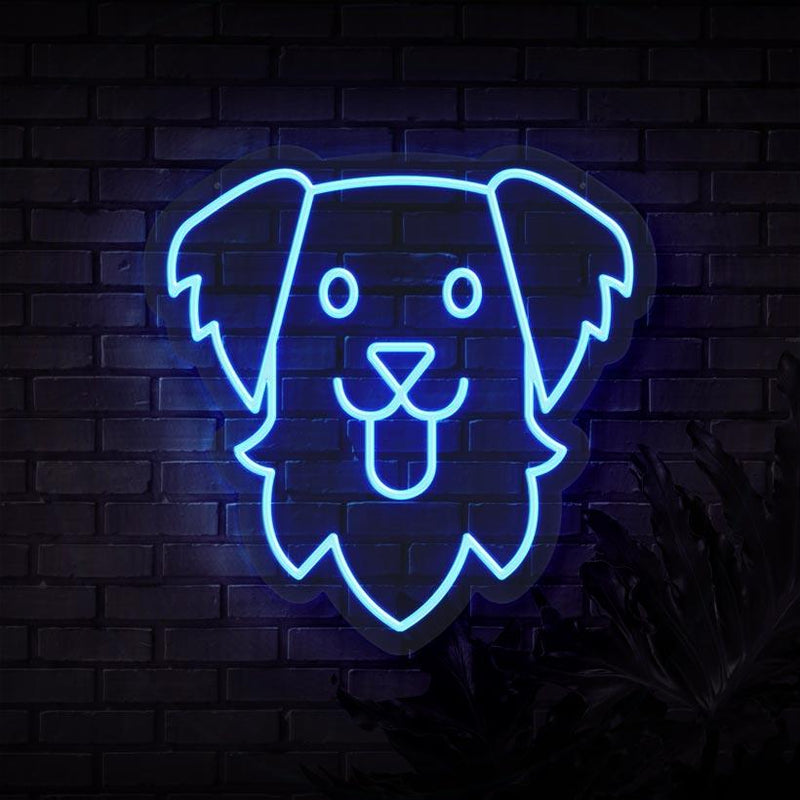 Golden Retriever Neon Sign