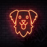 Golden Retriever Neon Sign