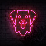 Golden Retriever Neon Sign