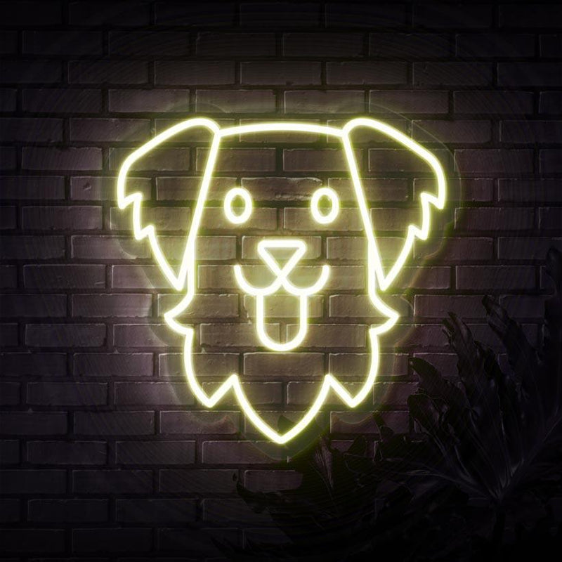 Golden Retriever Neon Sign