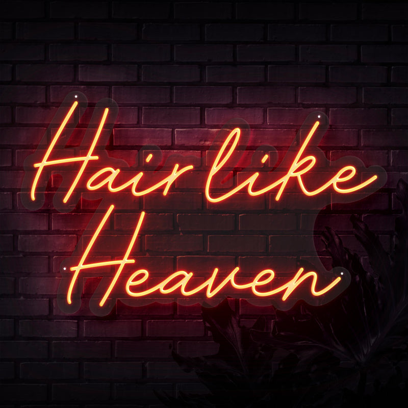 Hair Like Heaven Neon Sign