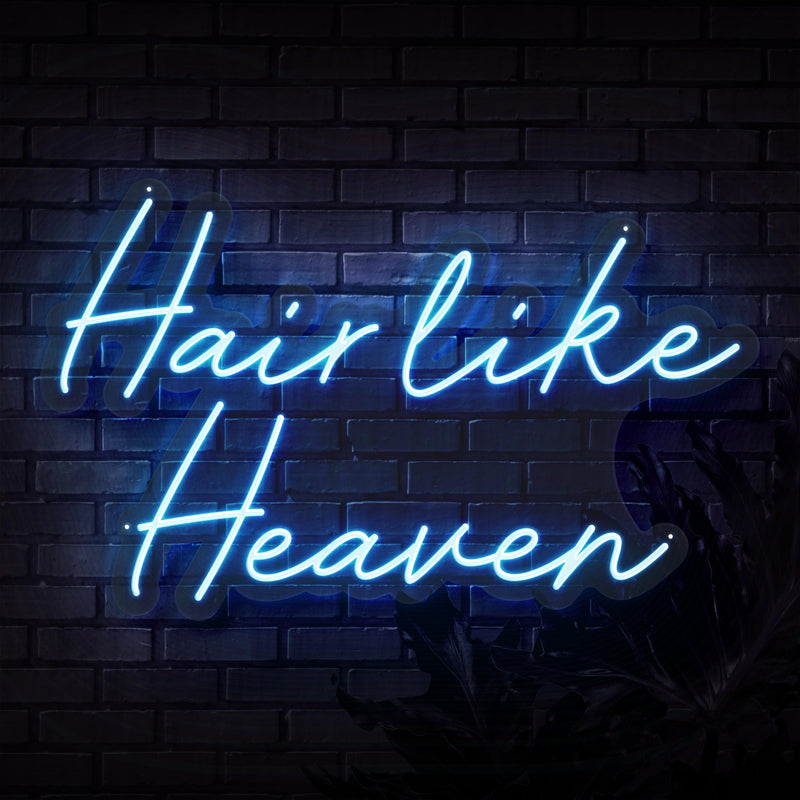 Hair Like Heaven Neon Sign