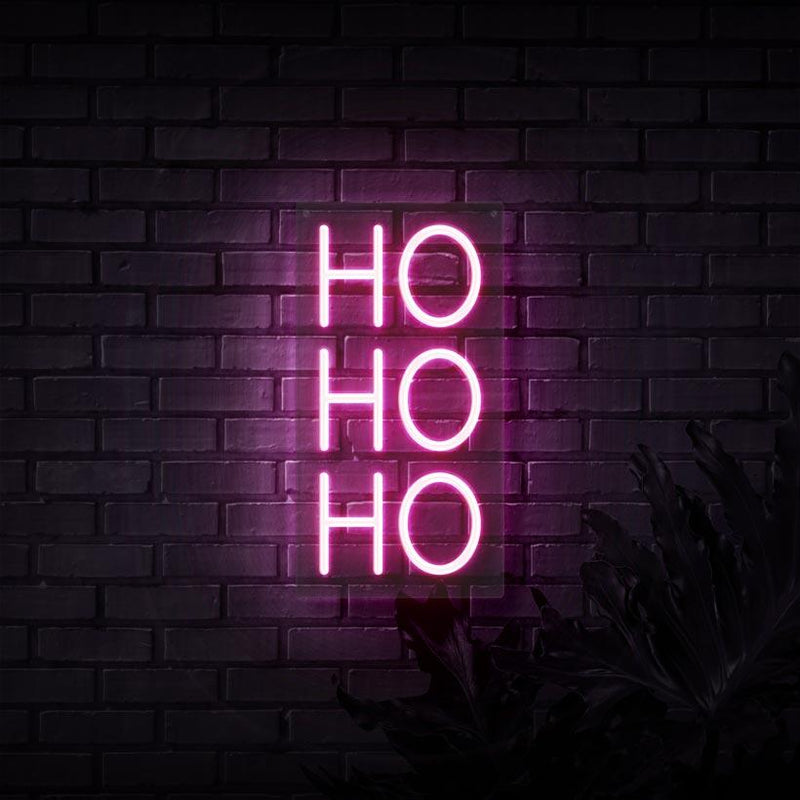 HO HO HO Neon Sign