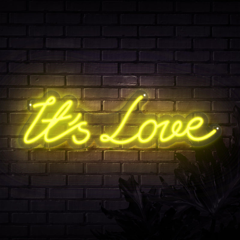 It's Love Neon Sign