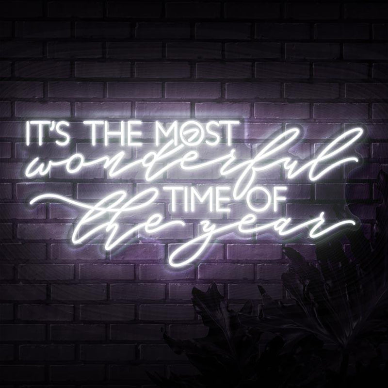 It's The Most Wonderful Time of the Year Neon Sign