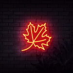 Fall Leaf Neon Sign