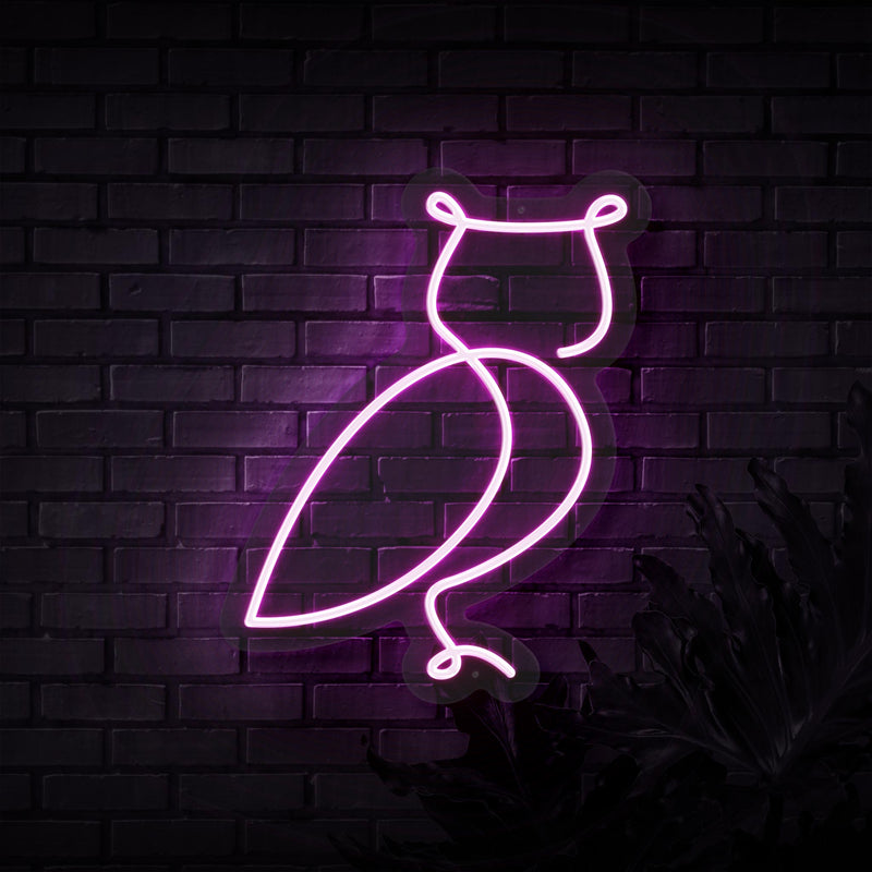 Owl Neon Sign