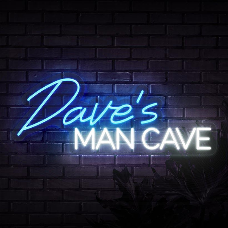 Personalised Man Cave Neon Sign