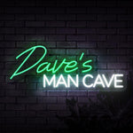 Personalised Man Cave Neon Sign