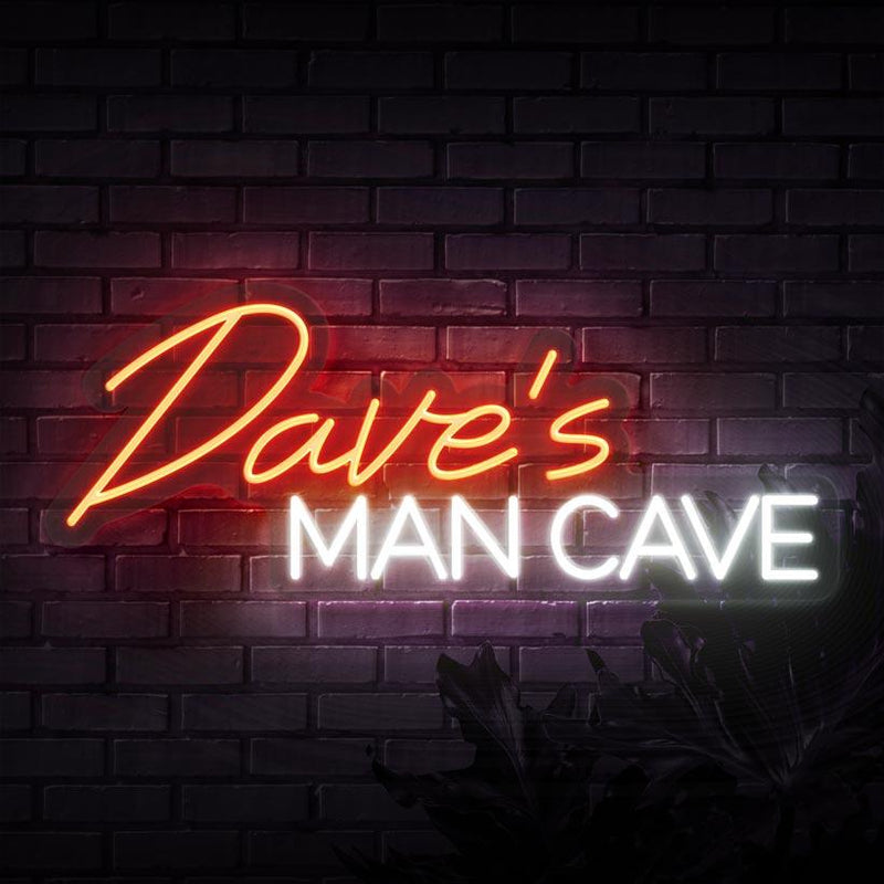 Personalised Man Cave Neon Sign