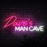 Personalised Man Cave Neon Sign