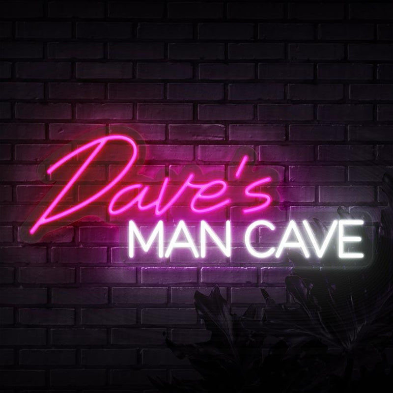 Personalised Man Cave Neon Sign