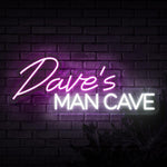 Personalised Man Cave Neon Sign