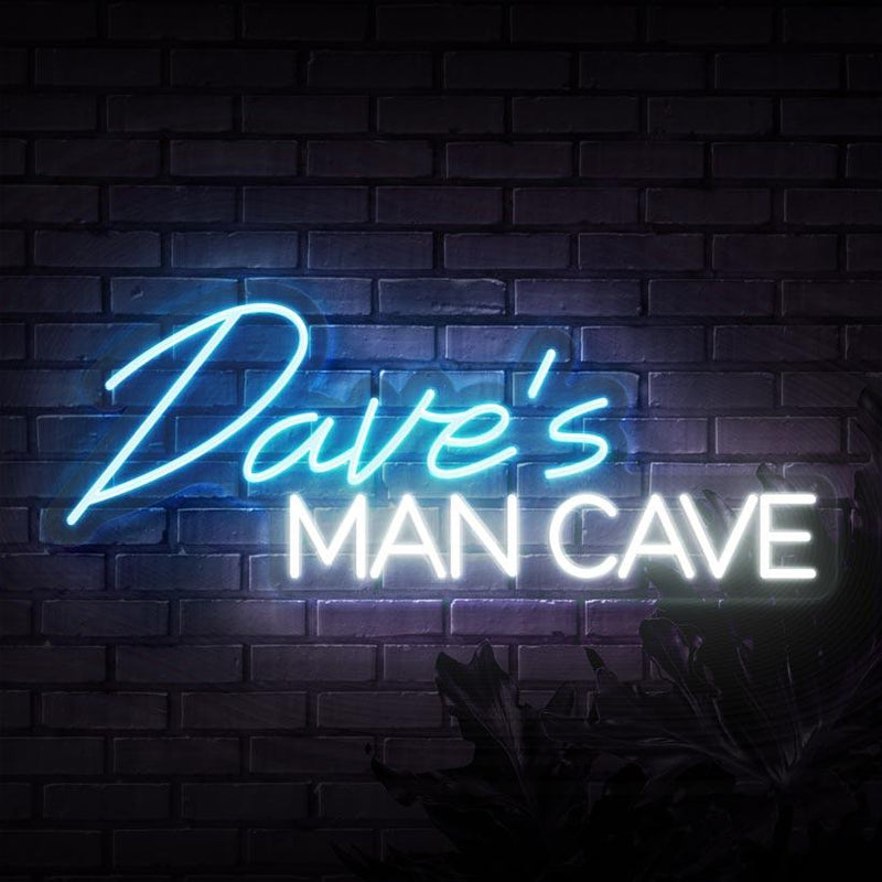 Personalised Man Cave Neon Sign