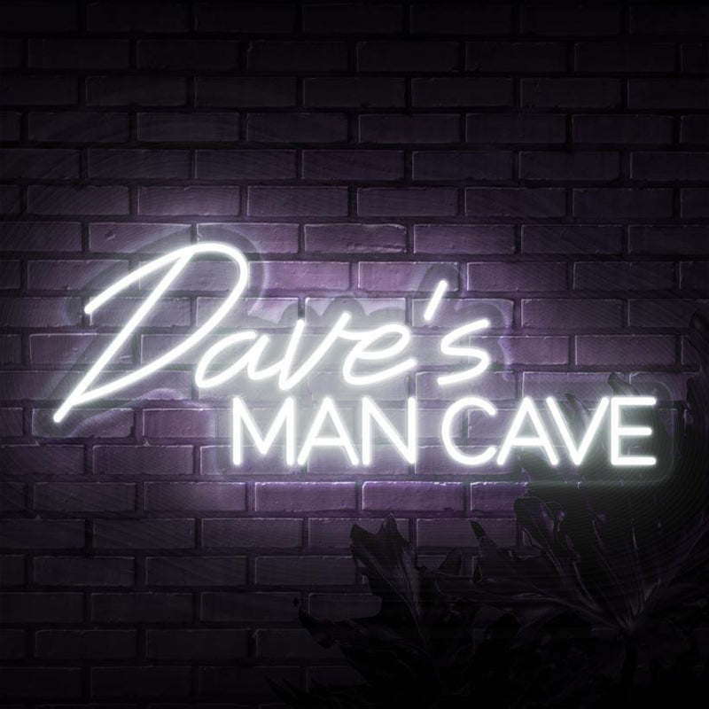 Personalised Man Cave Neon Sign