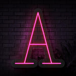 Personalized Initial Letter A Neon Sign