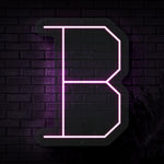 Personalized Initial Letter B Neon Sign